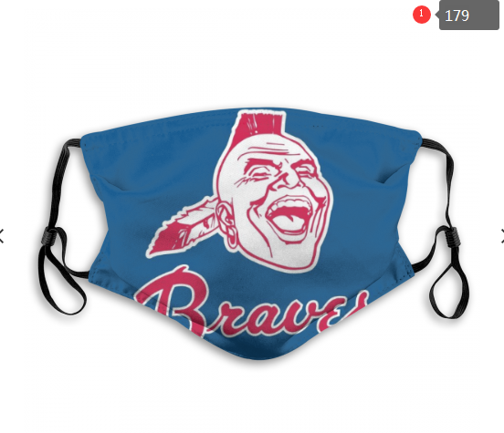 MLB Atlanta Braves Dust mask with filter->mlb dust mask->Sports Accessory
